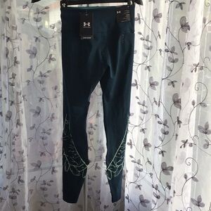 Under Armour  Celliant running leggings womens teal/ turquoise with tags XS
